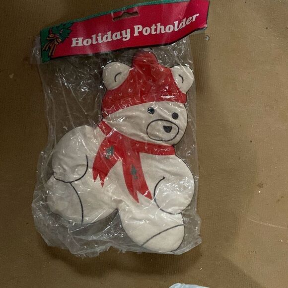 Vintage Christmas Potholder - Picture 1 of 4